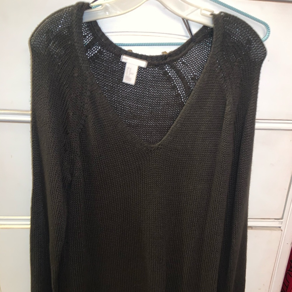 Dark gray sweater